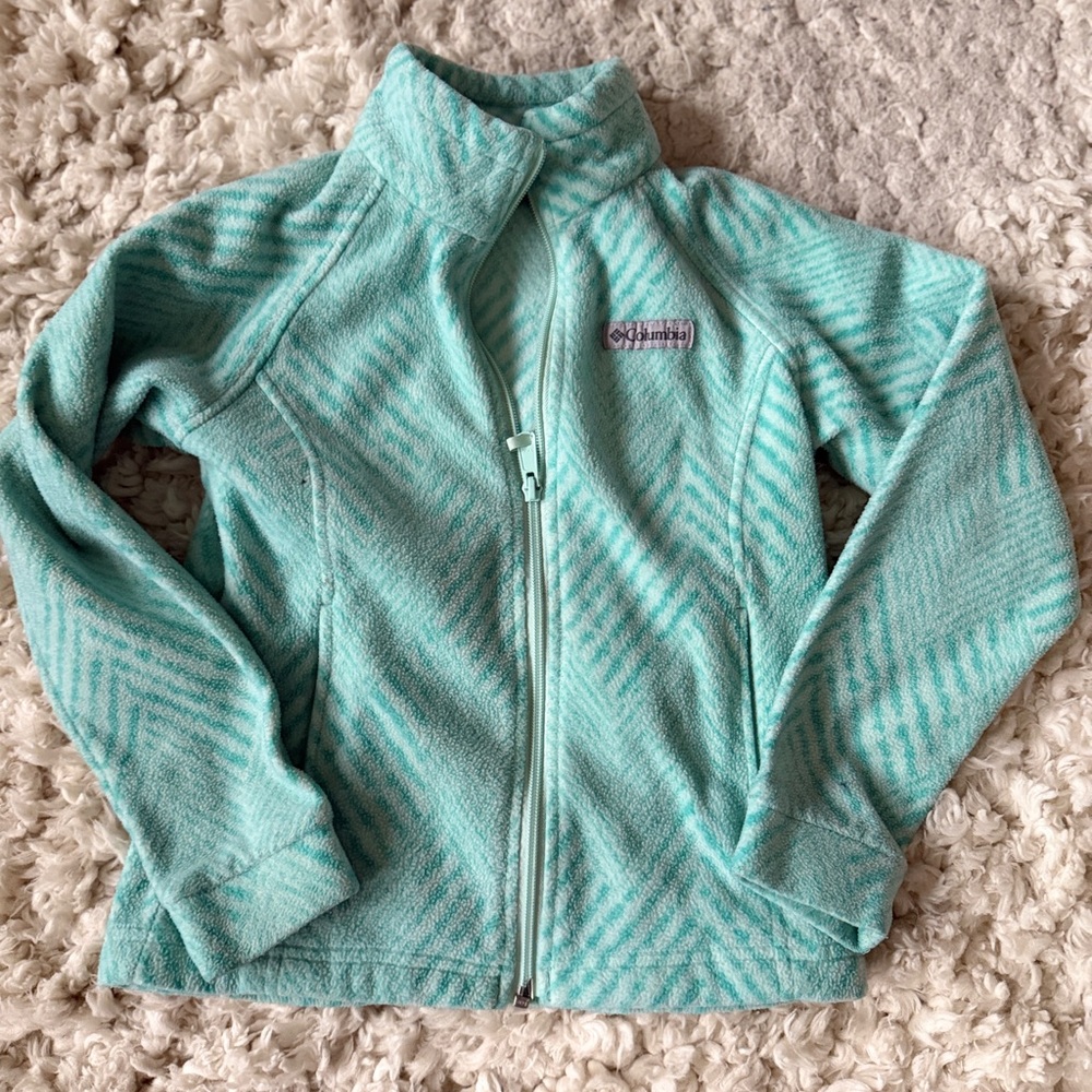 Columbia Mint Green Patterned Jacket